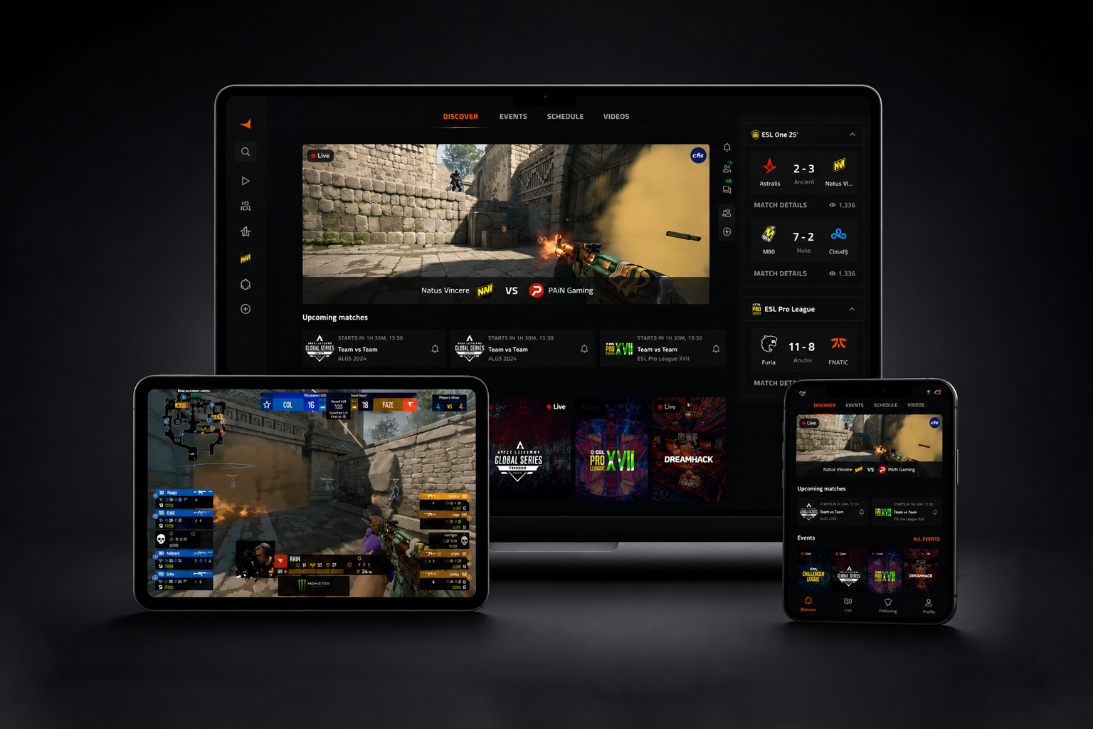 Watch – Esports Streaming Platform