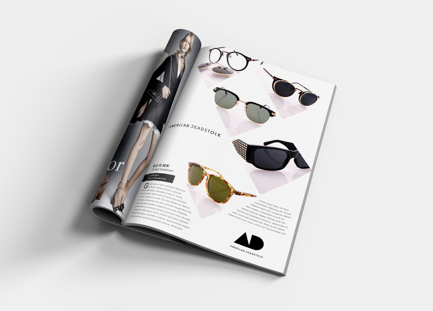 American Deadstock Eyewear Retouching